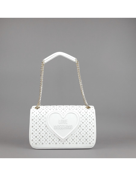 Love Moschino --- Borsa A Spalla Donna Pu Bianco