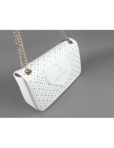 Love Moschino --- Borsa A Spalla Donna Pu Bianco