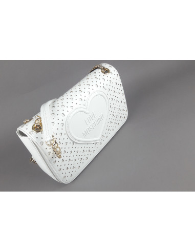Love Moschino --- Borsa A Spalla Donna Pu Bianco