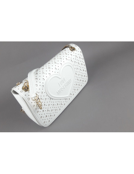 Love Moschino --- Borsa A Spalla Donna Pu Bianco