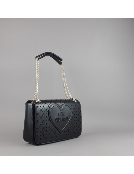 Love Moschino --- Borsa A Spalla Donna Pu Nero