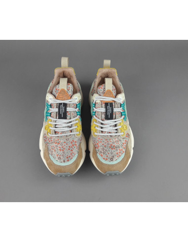 Flower Mountain ---- Yamano 3 Donna Camoscio Tela Multi