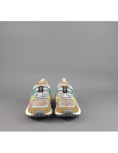 Flower Mountain ---- Yamano 3 Donna Camoscio Tela Multi