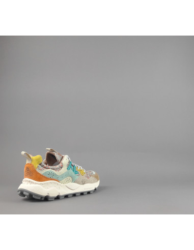 Flower Mountain ---- Yamano 3 Donna Camoscio Tela Multi