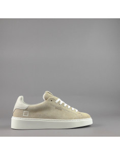 D.A.T.E. --- Sneakers Levante Uomo Camoscio Beige