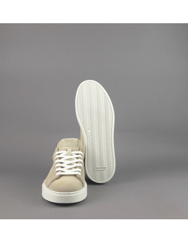 D.A.T.E. --- Sneakers Levante Uomo Camoscio Beige