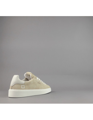 D.A.T.E. --- Sneakers Levante Uomo Camoscio Beige