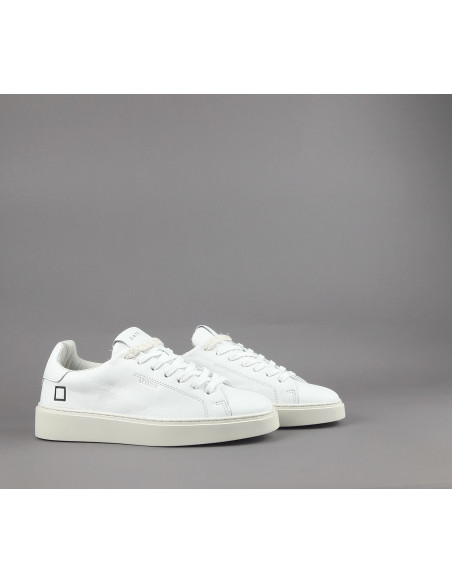D.A.T.E. --- Sneakers Levante Uomo Pelle Bianco