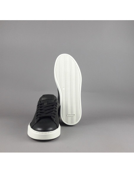 D.A.T.E. --- Sneakers Levante Uomo Pelle Nero