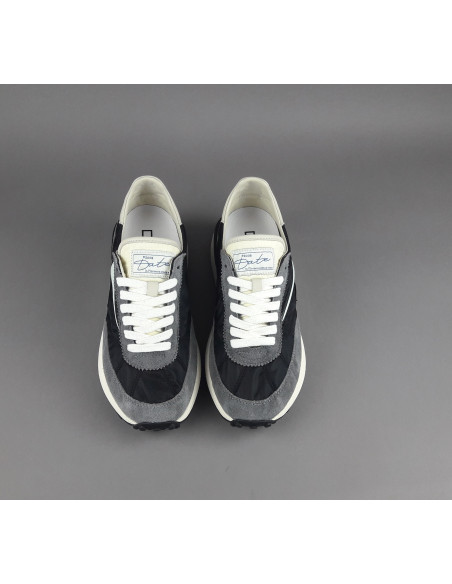 D.A.T.E. --- Sneakers Athleta Uomo Camoscio E Tela Grigio