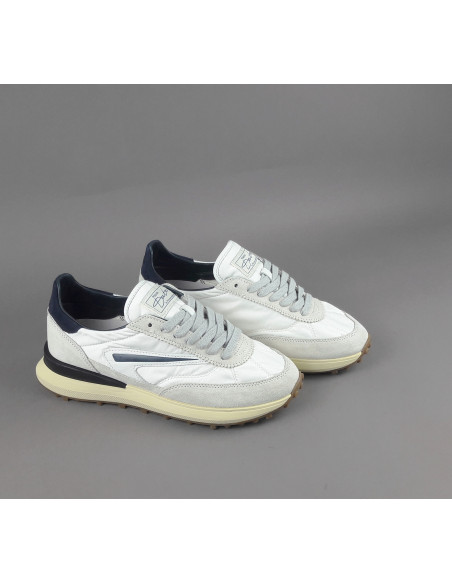 D.A.T.E. --- Sneakers Athleta Uomo Camoscio E Tela Ghiaccio