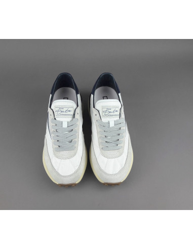 D.A.T.E. --- Sneakers Athleta Uomo Camoscio E Tela Ghiaccio