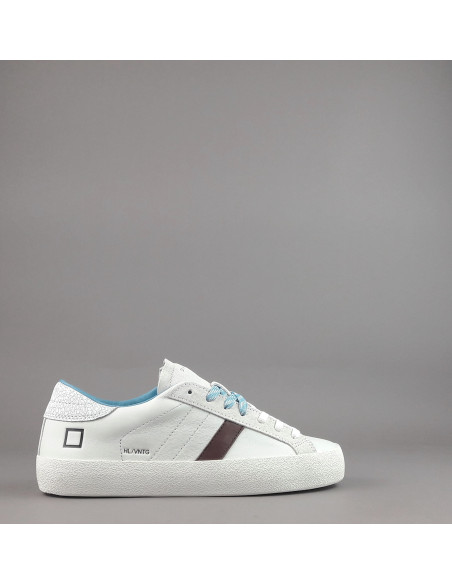 D.A.T.E. --- Sneakers Hill Low Vint Uomo Pelle Bianco