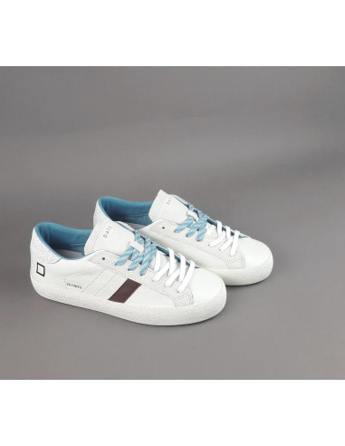 D.A.T.E. --- Sneakers Hill Low Vint Uomo Pelle Bianco