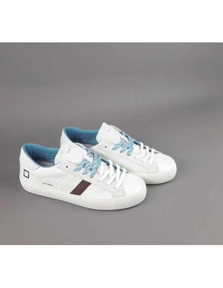 D.A.T.E. --- Sneakers Hill Low Vint Uomo Pelle Bianco
