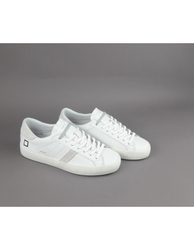 D.A.T.E. --- Sneakers Hill Low Uomo Pelle Bianco