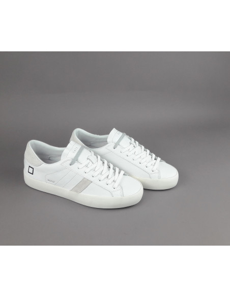 D.A.T.E. --- Sneakers Hill Low Uomo Pelle Bianco