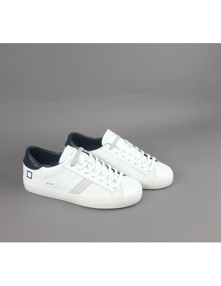 D.A.T.E. --- Sneakers Hill Low Uomo Pelle Bianco