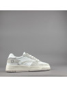 D.A.T.E. --- Sneakers Torneo Uomo Pelle Camoscio Bianco Beige