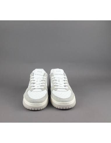 D.A.T.E. --- Sneakers Torneo Uomo Pelle Camoscio Bianco Beige
