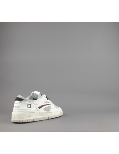 D.A.T.E. --- Sneakers Torneo Uomo Pelle Camoscio Avorio Grigio