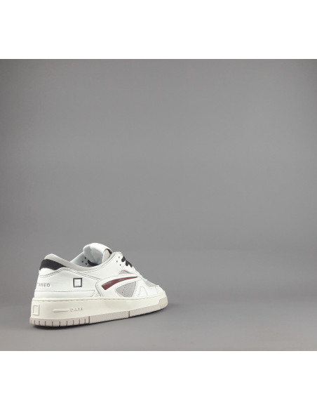D.A.T.E. --- Sneakers Torneo Uomo Pelle Camoscio Avorio Grigio