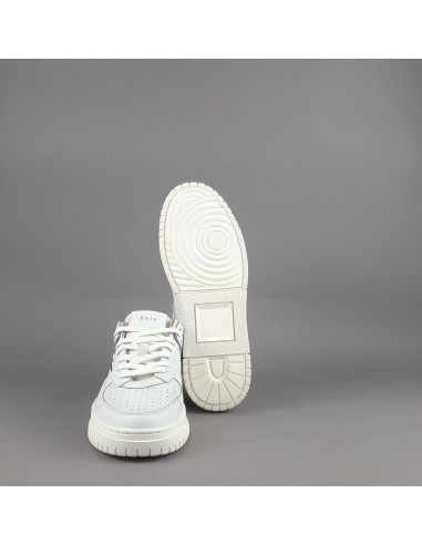 D.A.T.E. --- Sneakers Torneo Uomo Pelle Camoscio Bianco Ghiaccio