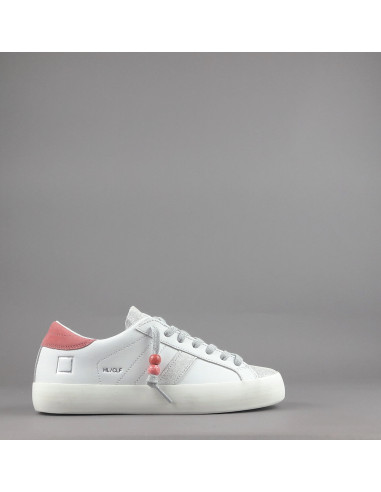 D.A.T.E. --- Sneakers Hill Low Donna Pelle Bianco