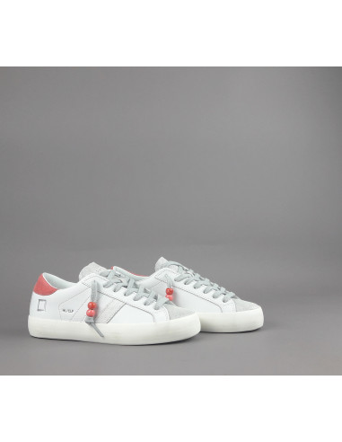 D.A.T.E. --- Sneakers Hill Low Donna Pelle Bianco