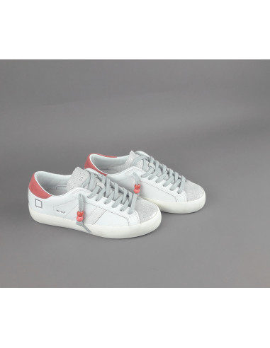 D.A.T.E. --- Sneakers Hill Low Donna Pelle Bianco
