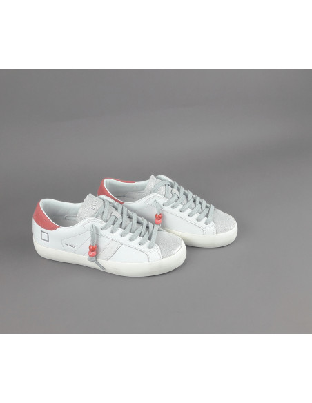D.A.T.E. --- Sneakers Hill Low Donna Pelle Bianco