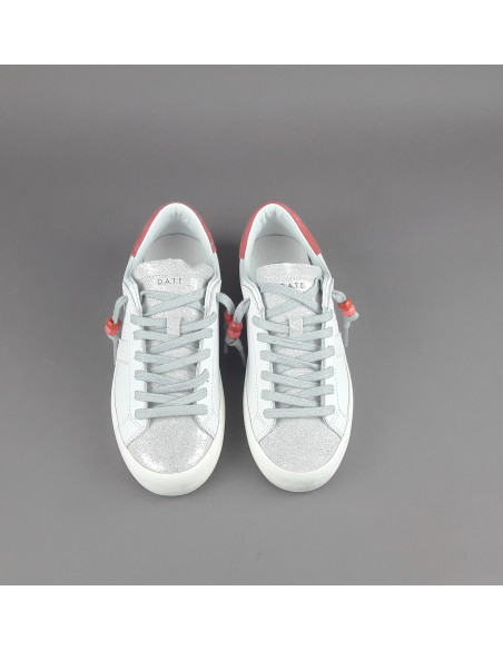 D.A.T.E. --- Sneakers Hill Low Donna Pelle Bianco