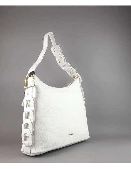 Gio Cellini --- Borsa A Spalla Grande Donna Bianco