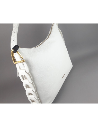 Gio Cellini --- Borsa A Spalla Grande Donna Bianco