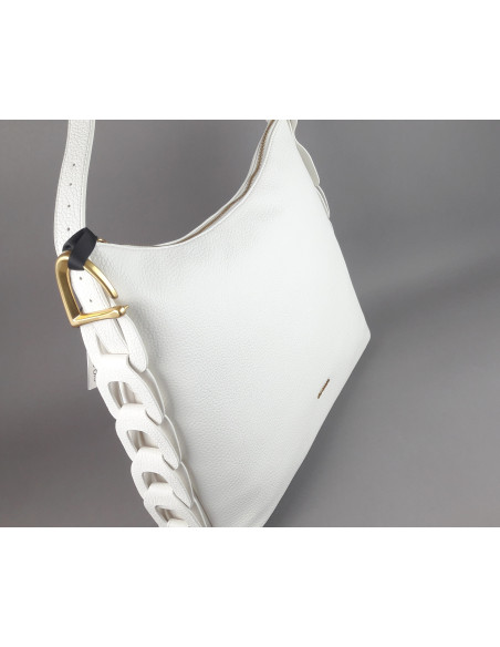 Gio Cellini --- Borsa A Spalla Grande Donna Bianco