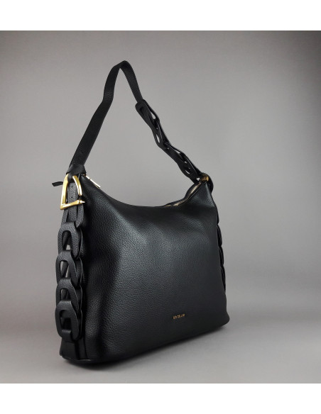 Gio Cellini --- Borsa A Spalla Grande Donna Nero