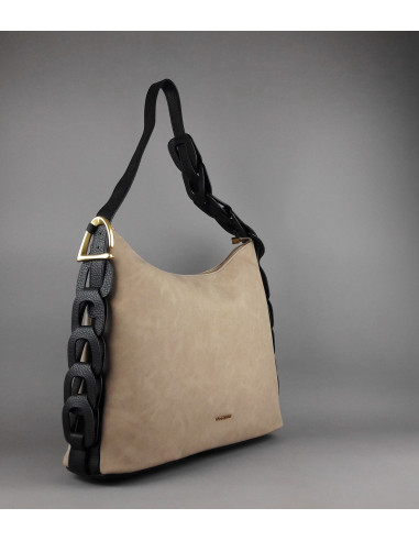 Gio Cellini --- Borsa A Spalla Grande Donna Beige