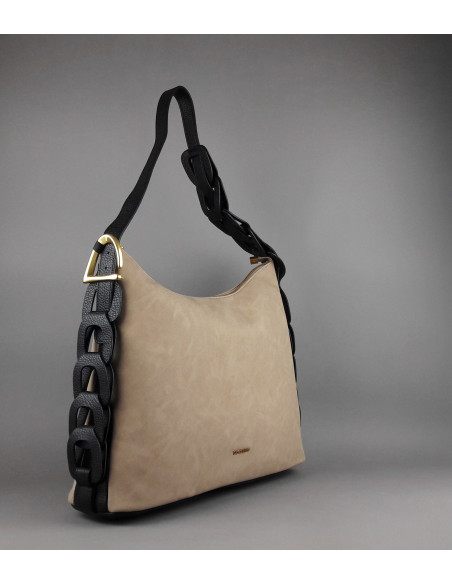 Gio Cellini --- Borsa A Spalla Grande Donna Beige