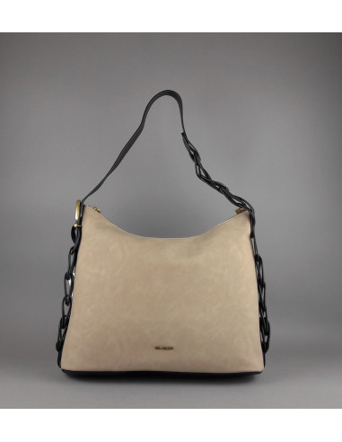 Gio Cellini --- Borsa A Spalla Grande Donna Beige