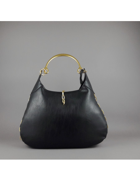 Gio Cellini --- Borsa A Spalla Grande Donna Nero