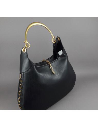 Gio Cellini --- Borsa A Spalla Grande Donna Nero