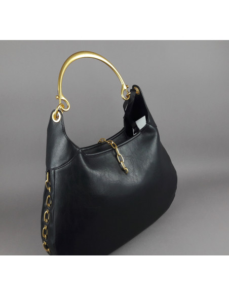 Gio Cellini --- Borsa A Spalla Grande Donna Nero