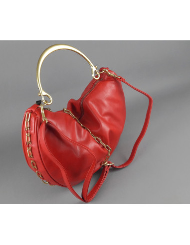 Gio Cellini --- Borsa A Spalla Grande Donna Rosso