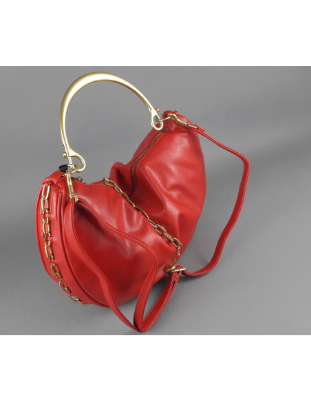 Gio Cellini --- Borsa A Spalla Grande Donna Rosso