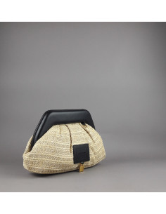Gio Cellini --- Clutch Donna Rafia Beige