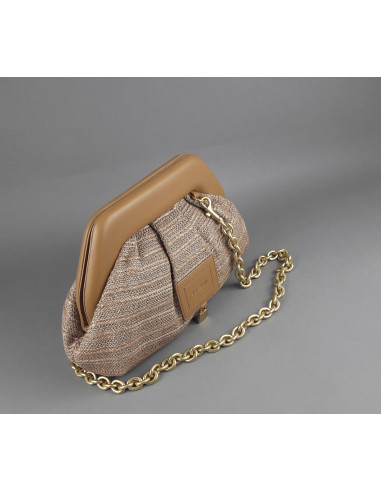 Gio Cellini --- Clutch Donna Rafia Corda