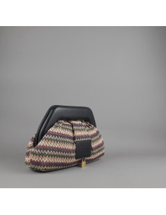 Gio Cellini --- Clutch Donna Rafia Multicolor