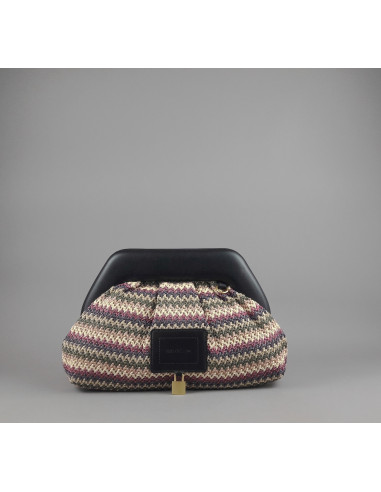 Gio Cellini --- Clutch Donna Rafia Multicolor