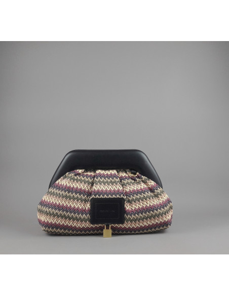 Gio Cellini --- Clutch Donna Rafia Multicolor