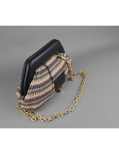 Gio Cellini --- Clutch Donna Rafia Multicolor